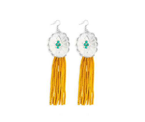 Zinnia Canyon Fringe Earrings