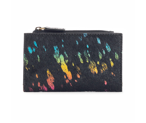 Galaxy Cowhide Mini Wallet