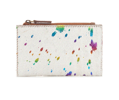 Lisa Frank Cowhide Mini Wallet