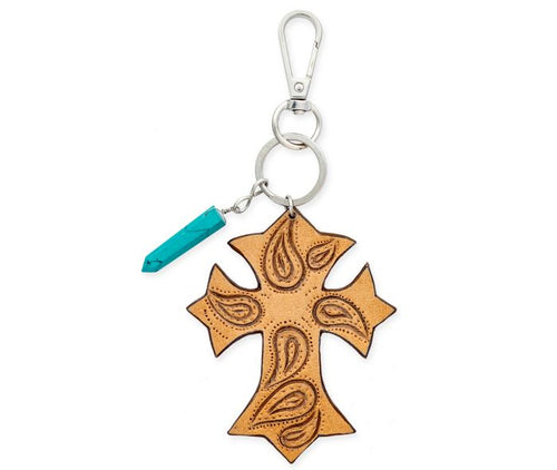 Inner Faith Leather KeyChain