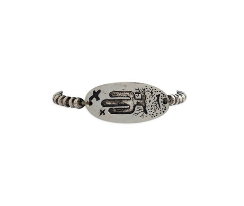 Cactus Badge Bracelet