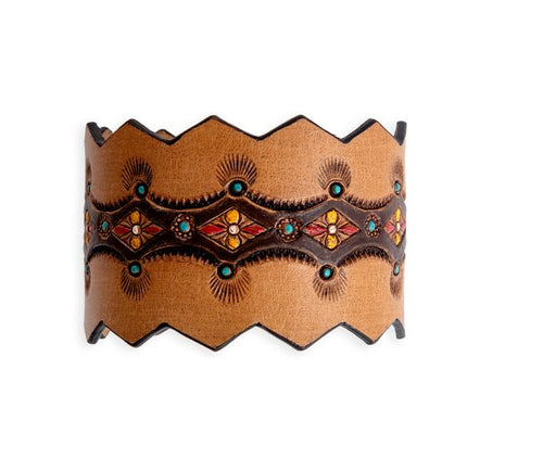 Canyon Crest Leather Cuff Bracelet