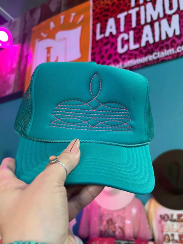 Boot Stitch Trucker Cap
