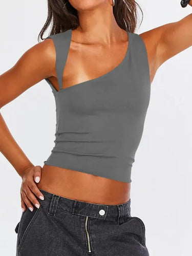 Not So Regular Tank Top in Grey