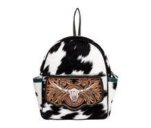 Herd Spirit Cowhide Tooled Backpack 🎒 Bag