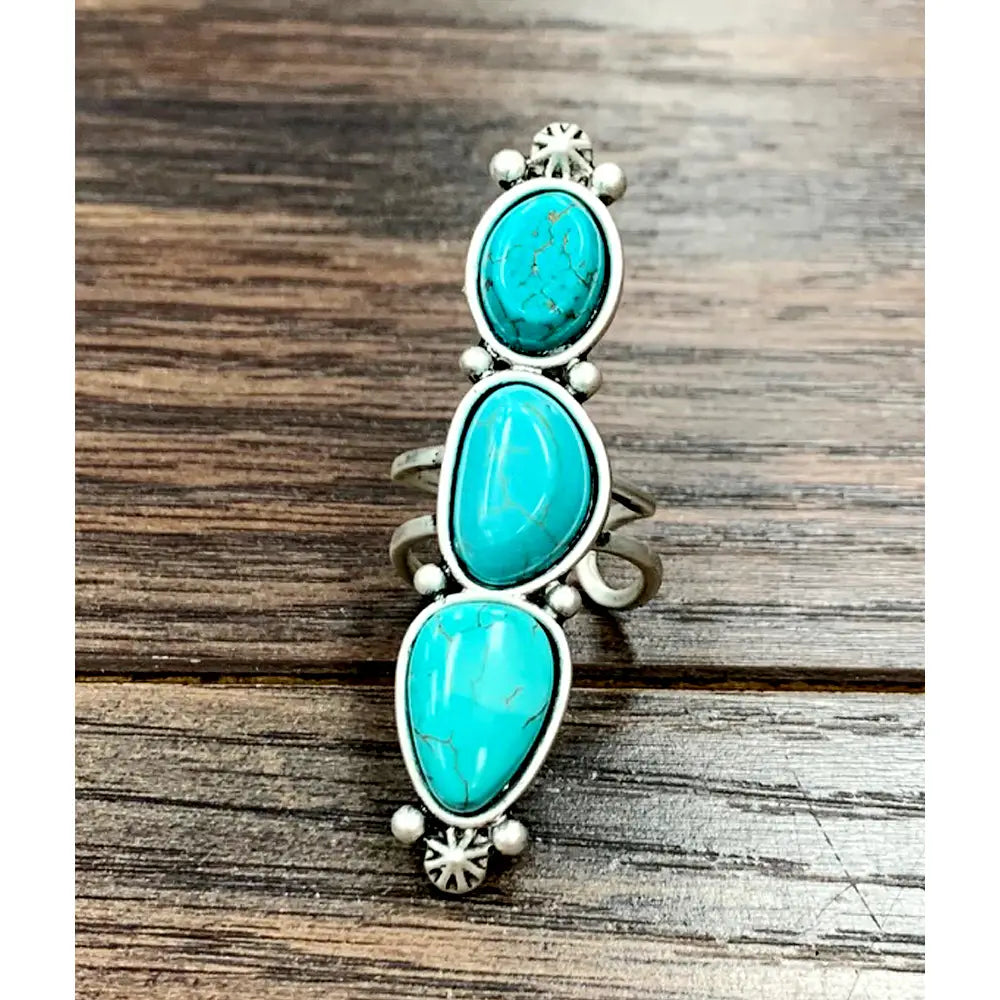 Turquoise Adjustable Ring