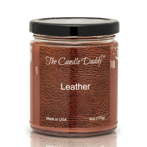Leather Scented 6 oz. Jar Candle