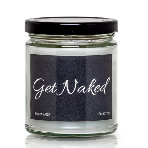 “Get Naked” Baby Powder Scented 6 oz. Jar Candle