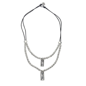 Elevated Pewter Necklace
