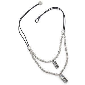 Elevated Pewter Necklace