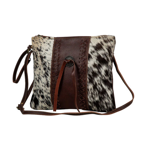 Rosalinda Cowhide & Leather Crossbody Bag