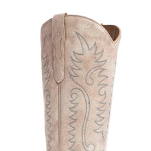 Prairie Leather Boots in Ivory