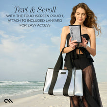 Case-Mate Silver Chrome Beach Tote Shoulder Bag - Silver