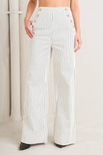 Nautical Natalie Striped Woven Wide Leg Pant