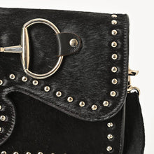 The Bitty Cowhide Leather Bit Detail Handbag