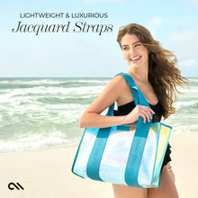 Case-Mate Soap Bubble Beach Tote Shoulder Bag - Emerald Blue