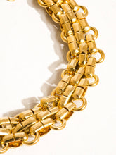 Donni 18K Yellow Gold Non-Tarnish Bold Weave Toggle Bracelet