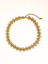 Ritza 18K Gold Non-Tarnish Patterned Choker in Yellow Gold