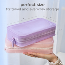 Jelly Makeup Bag – Waterproof Cosmetic Pouch in Mulberry