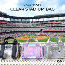 Case-Mate Clear Stadium Bag: Midnight Black
