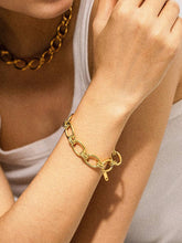 Tila 18K Yellow Gold Non-Tarnish Bold Chain Bracelet