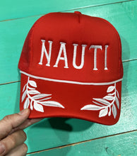 Nauti Trucker Hat in Black and Gold Captain Hat