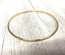 18k Gold Filled Solid Bangle