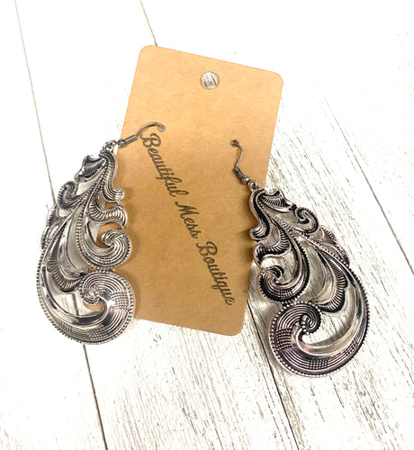 Paisley Hook Western Earrings