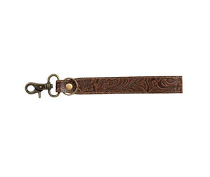 Solid Tooled Handle Keychain