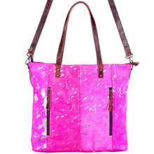Southern Barbie Shimmer Cowhide Tote
