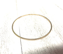 18k Gold Filled Solid Bangle