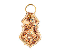 North Bloom Leather Keychain