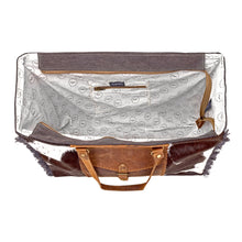 Penstemon Leather & Cowhide Weekender