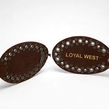 Loyal West Alta Buena Leather Belt in Brown