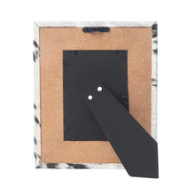 Sequoia Hand-Tooled Leather & Cowhide Picture Frame