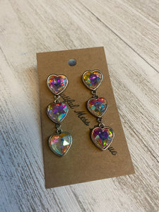 Heart ♥️ Trio Earrings