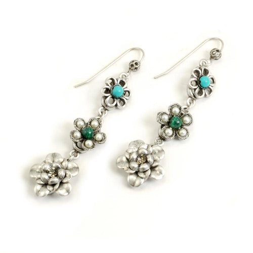 String of Flowers Earrings