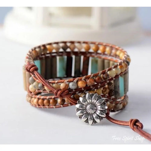 Natural & Free Wrapped Multi-Wrap Bracelet