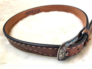 HOOey Stitched Marbling Belt
