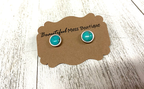 Turquoise Post Studs