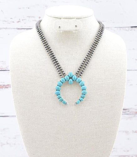 Navajo Squash Blossom Necklace