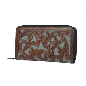 Petra Tooled Leather Wallet