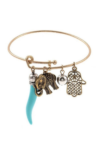 Hamsa Dangle Bangle
