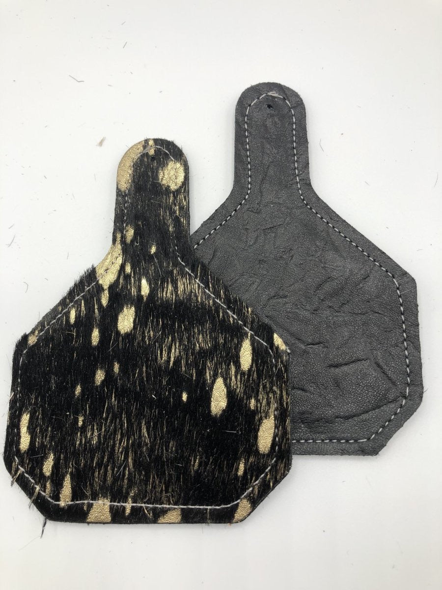 RE-Scent(able) Leather Charm - Cow Tag