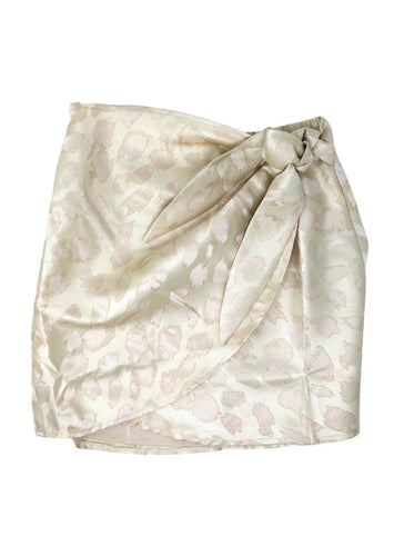 Goldie Leopard Wrap Skirt