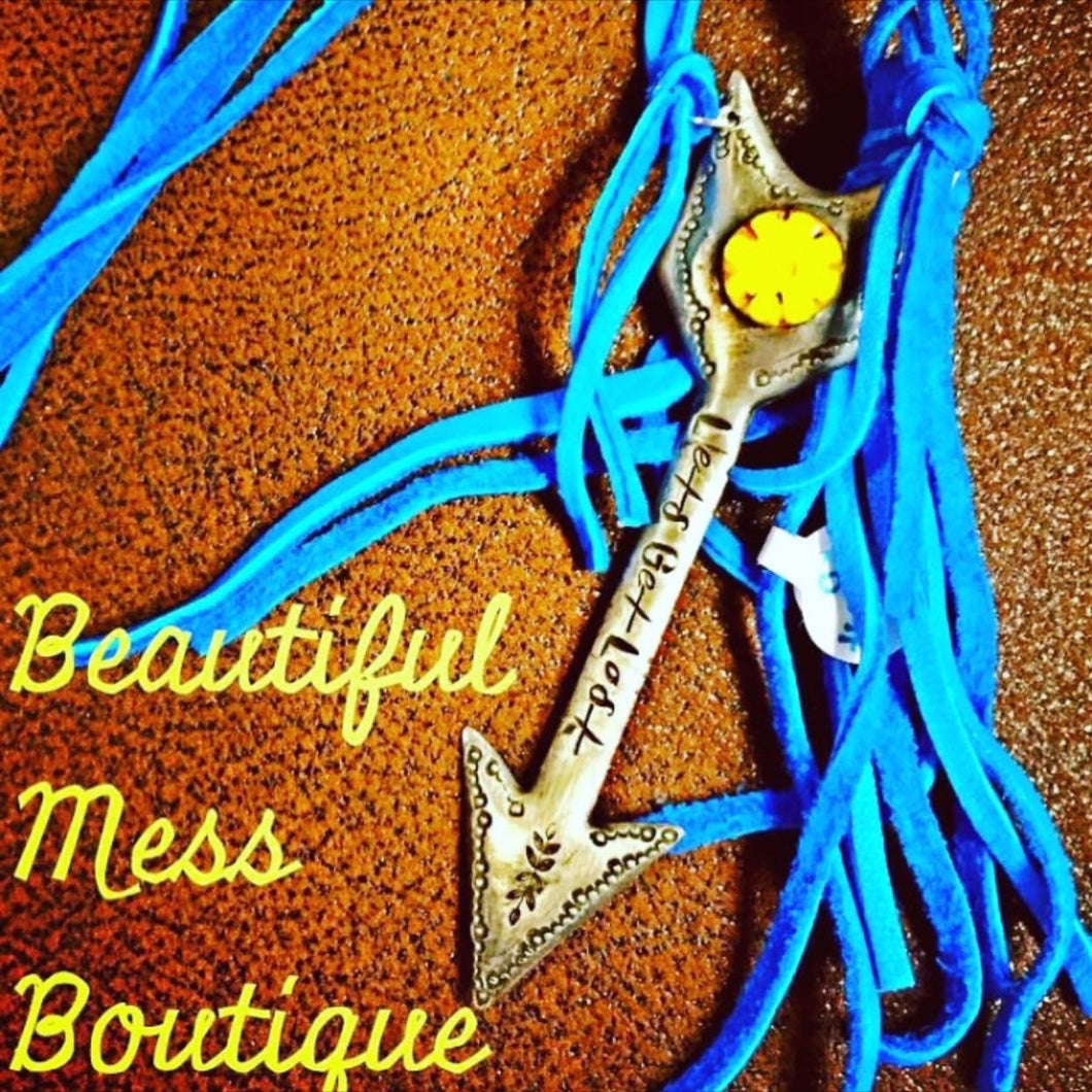 Let’s Get Lost Arrow Necklace