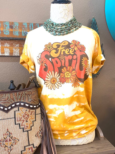 Free Spirit Bleached Tee