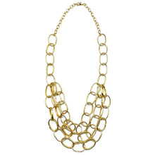Brass Large-Linked Chain Necklace