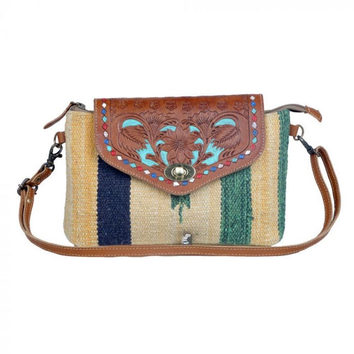 Fancy That Tooled Leather Handbag