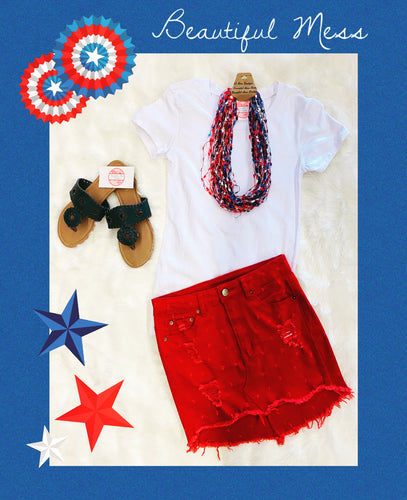 Frills To Pay The Bills Necklace